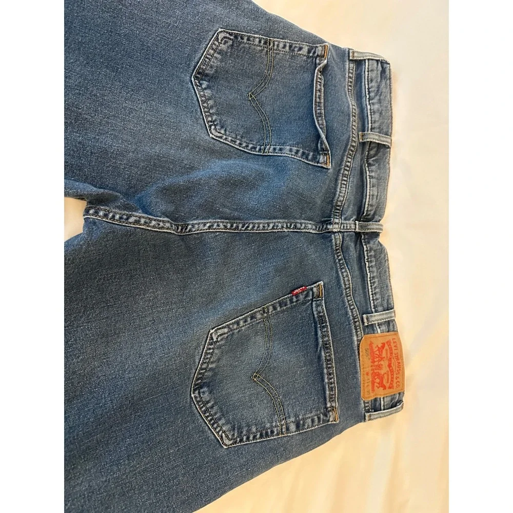 Levis 505 Regular Fit Jeans Mens 40x30 Medium Wash Straight Leg Denim 00505-2141